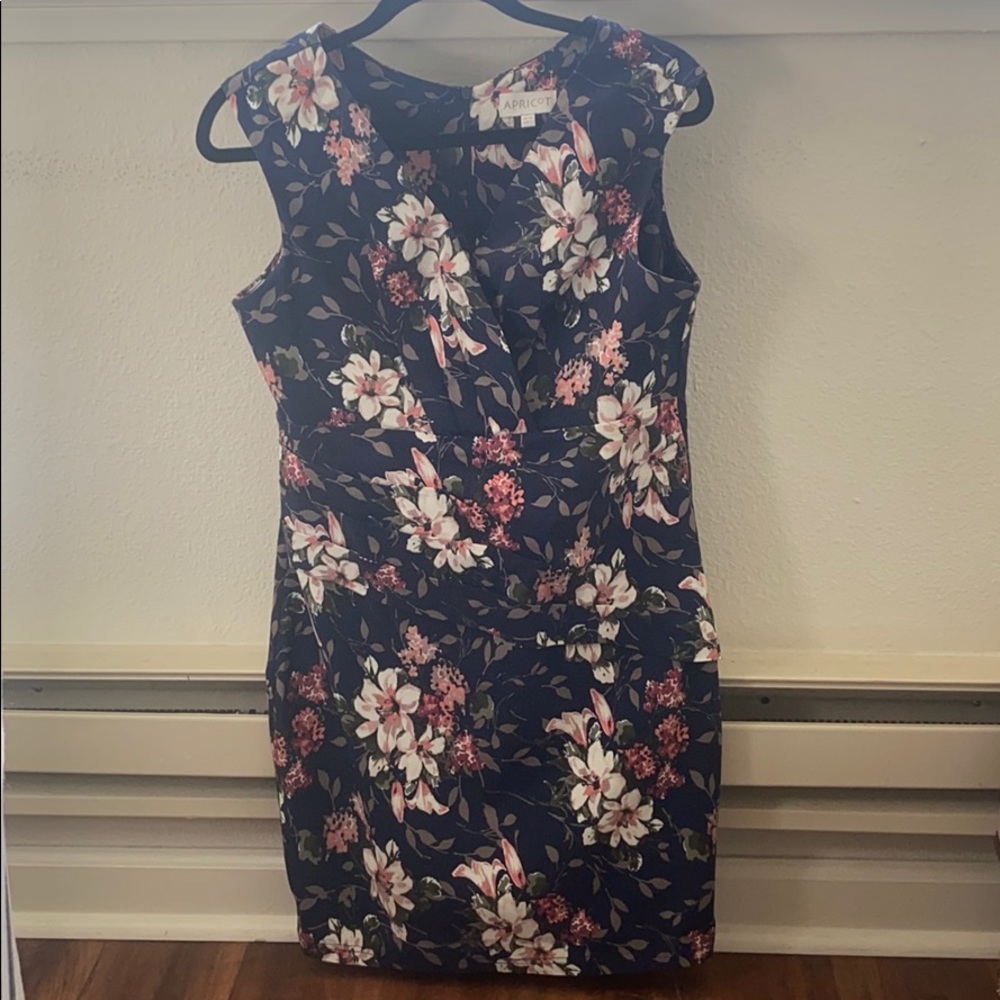 Navy flower dress